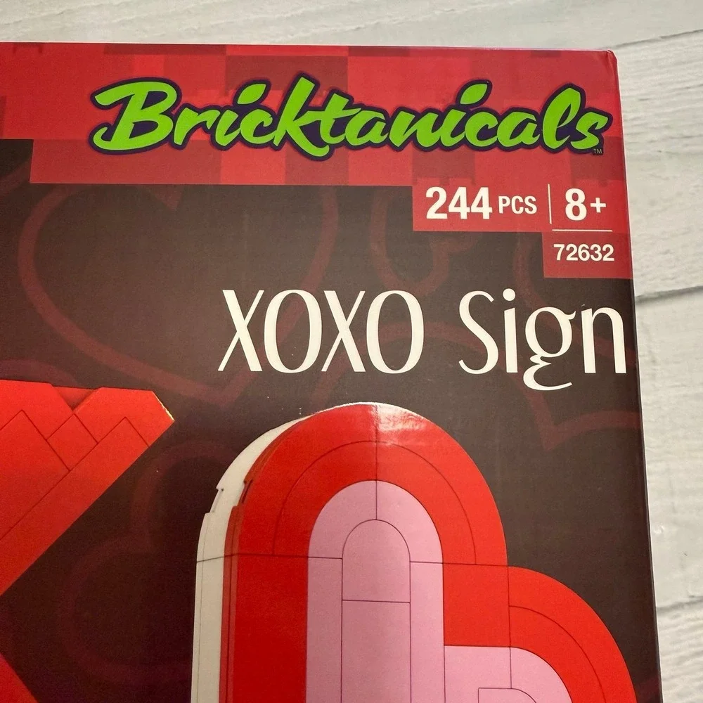 Brick Craft Bricktanicals XOXO sign NEW‎